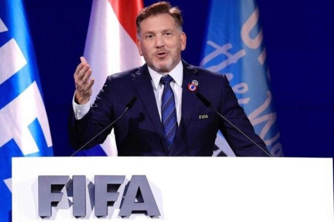 Alejandro Domínguez, presidente da Conmebol -  (crédito: Foto: Divulgação / Fifa)