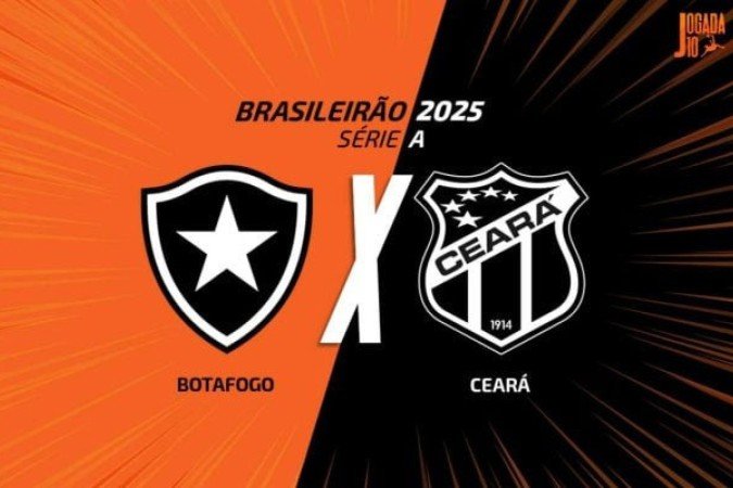 Botafogo e Ceará fazem jogo atrasado do Brasileirão - (crédito: Foto: Arte Jogada10) Botafogo e Ceará fazem jogo atrasado do Brasileirão - (crédito: Foto: Arte Jogada10)