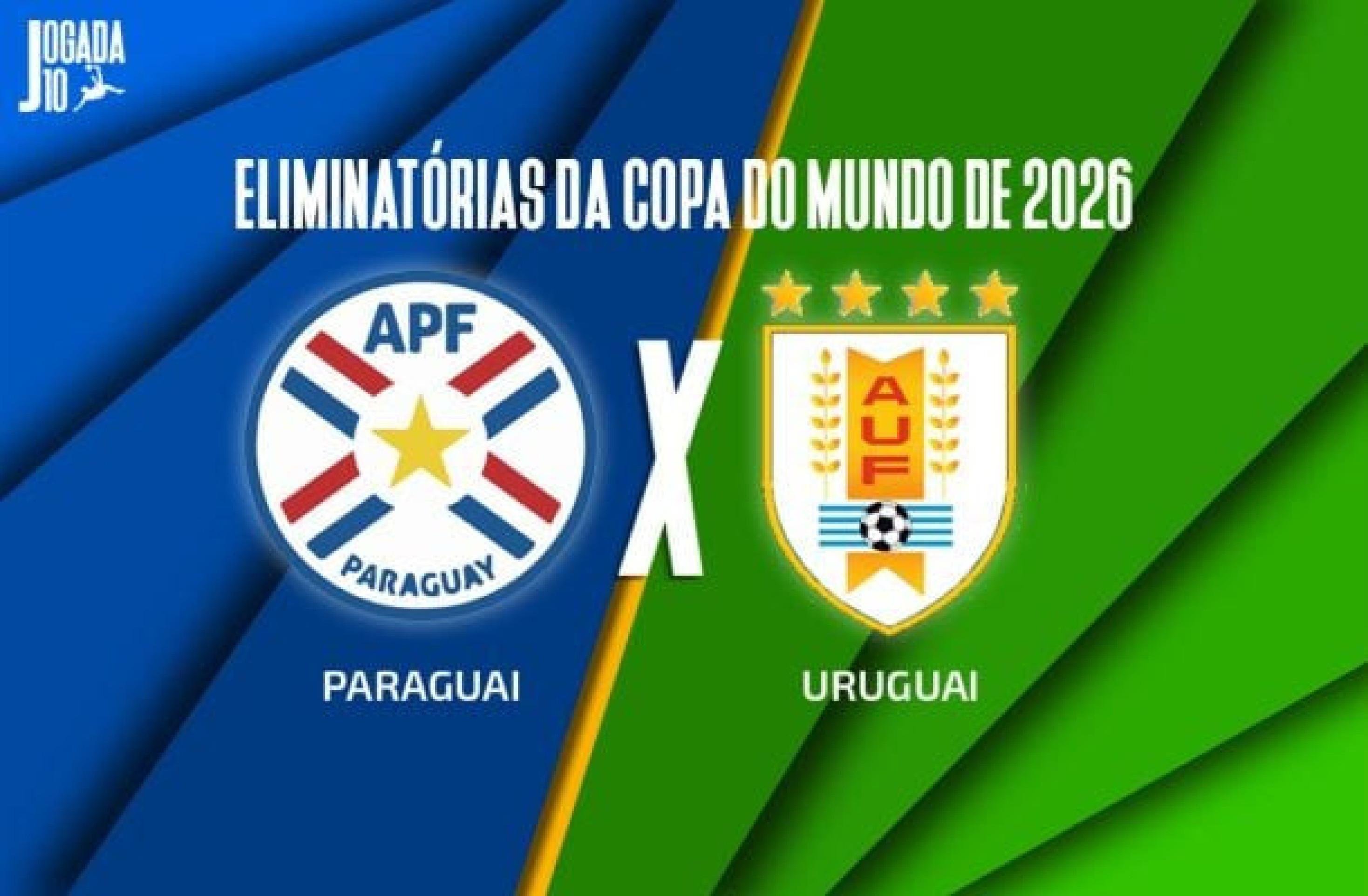 Paraguai x Uruguai: onde assistir, escalações e arbitragem
