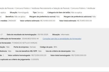 Fundação Getulio Vargas foi a instituição escolhida para organizar o segundo Concurso Público Nacional Unificado (CPNU)