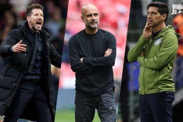 Simeone, Guardiola e Abel Ferreira estão em lista importante do Mundial -  (crédito: Fotos: Florencia Tan Jun/Getty Images/Shaun Botterill/Getty Images/Cesar Greco/Palmeiras/by Canon)