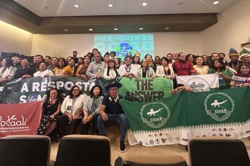 Lideranças se reúnem na Pré-COP Indígena -  (crédito: Gabriella Braz/CB)