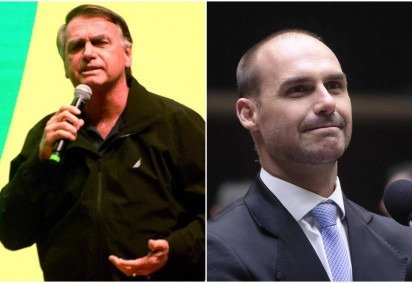 Bolsonaro vai prestar depoimento à Polícia Federal no âmbito do inquérito que investiga a atuação do filho dele nos Estados Unidos -  (crédito: Ed Alves/CB/D.A Press e Bruno Spada/Câmara dos Deputados)
