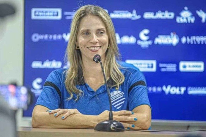 Mirian Monte, Presidente do CSA -  (crédito: Foto: Augusto Oliveira/Ascom CSA)