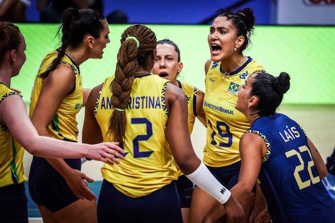 Brasil aumenta otimismo para o início de ciclo rumo aos Jogos de Los Angeles-2028 - (crédito: Fivb/Divulgação) Brasil aumenta otimismo para o início de ciclo rumo aos Jogos de Los Angeles-2028 - (crédito: Fivb/Divulgação)