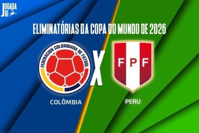 Em duelo de opostos, Colômbia e Peru se enfrentam pelas Eliminatórias da Copa - (crédito: Foto: Arte/Jogada10) Em duelo de opostos, Colômbia e Peru se enfrentam pelas Eliminatórias da Copa - (crédito: Foto: Arte/Jogada10)