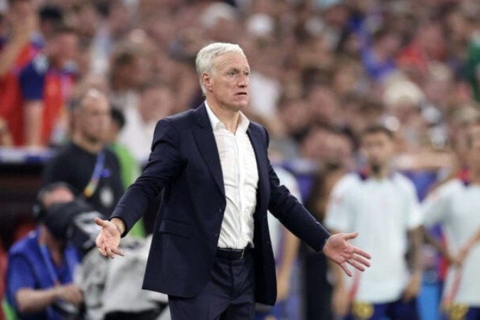 Mesmo com derrota por 5 a 4 para a Espanha, técnico elogia atitude da seleção - (crédito: Foto: Alex Livesey/Getty Images) Mesmo com derrota por 5 a 4 para a Espanha, técnico elogia atitude da seleção - (crédito: Foto: Alex Livesey/Getty Images)