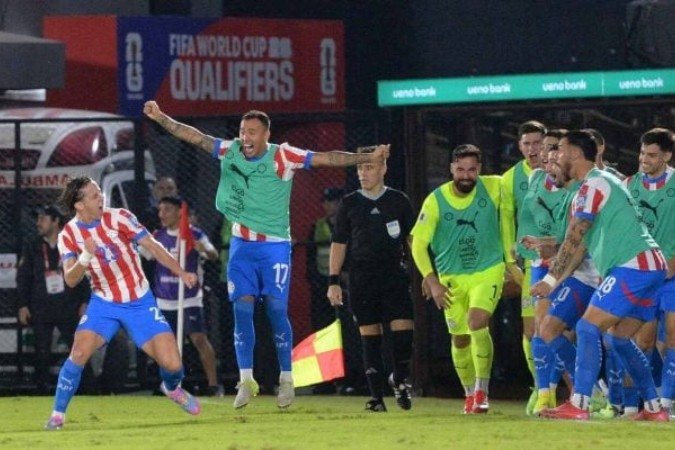 Matías Galarza marcou na vitória do Paraguai sobre o Uruguai - (crédito: Foto: Divulgação/Conmebol) Matías Galarza marcou na vitória do Paraguai sobre o Uruguai - (crédito: Foto: Divulgação/Conmebol)