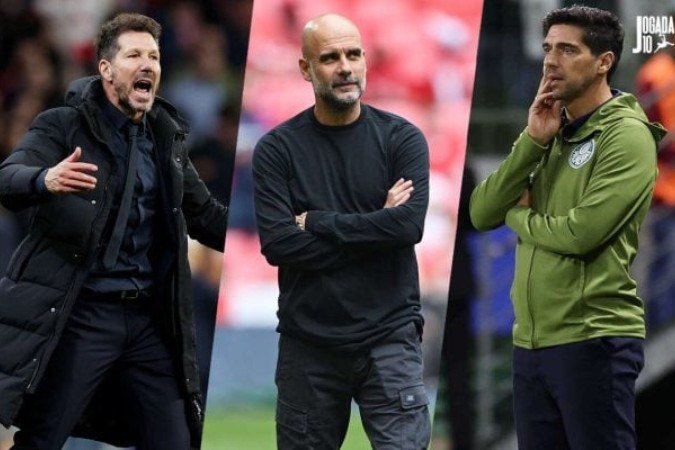 Simeone, Guardiola e Abel Ferreira estão em lista importante do Mundial - (crédito: Fotos: Florencia Tan Jun/Getty Images/Shaun Botterill/Getty Images/Cesar Greco/Palmeiras/by Canon) Simeone, Guardiola e Abel Ferreira estão em lista importante do Mundial - (crédito: Fotos: Florencia Tan Jun/Getty Images/Shaun Botterill/Getty Images/Cesar Greco/Palmeiras/by Canon)