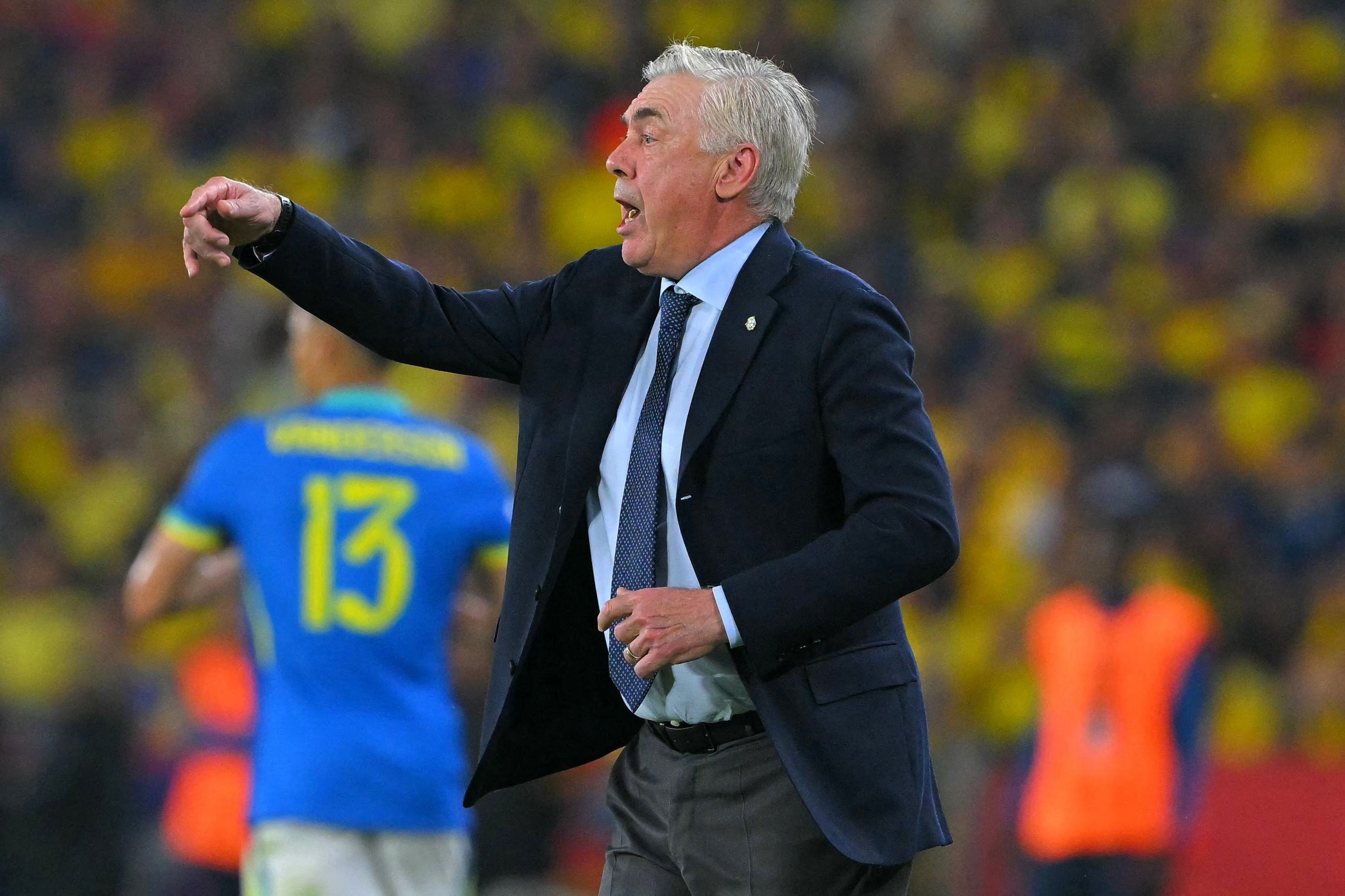 Carlo Ancelotti terá mais quatro dias para treinar a Seleção para o jogo contra o Paraguai, na terça-feira (10/6)