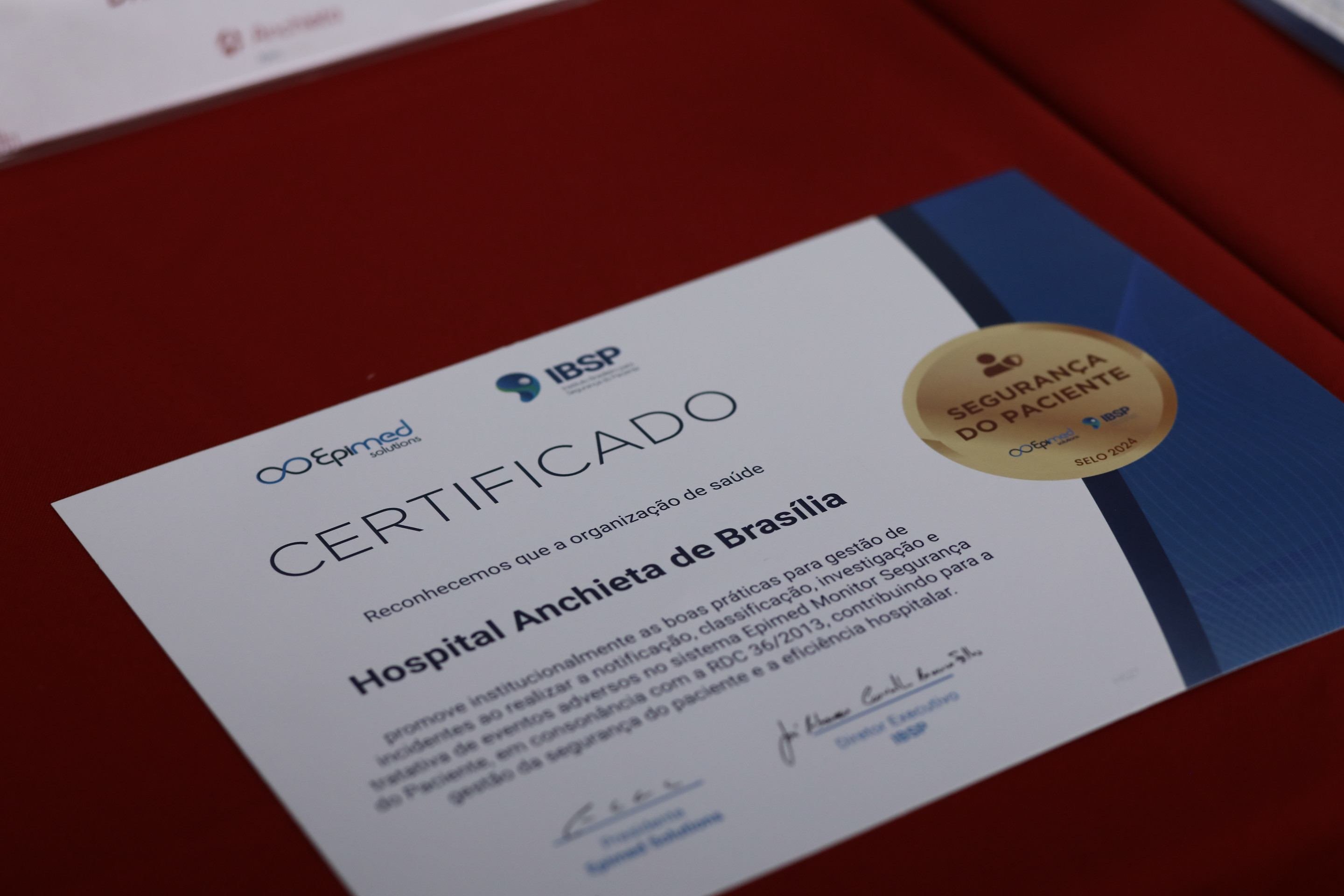 Hospital Anchieta &eacute; reconhecido pelas boas pr&aacute;ticas para a seguran&ccedil;a do paciente