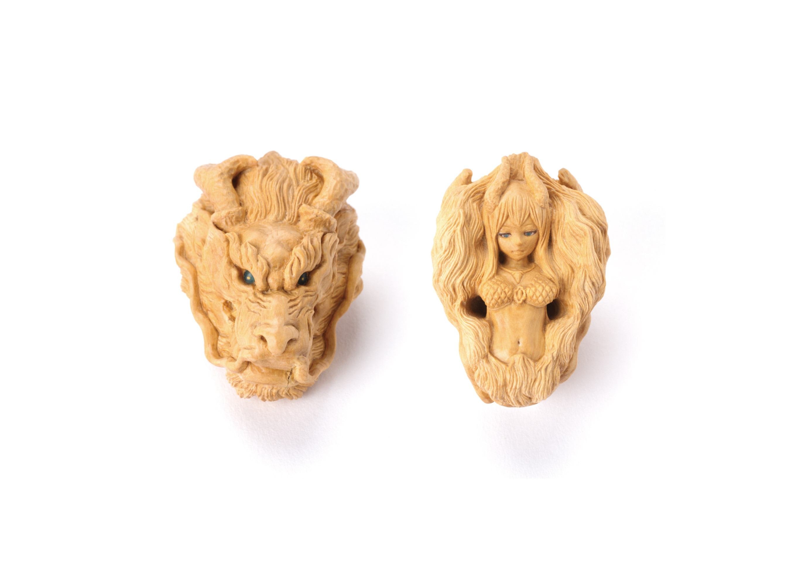 Exposição gratuita de arte japonesa reúne pequenas esculturas em madeira