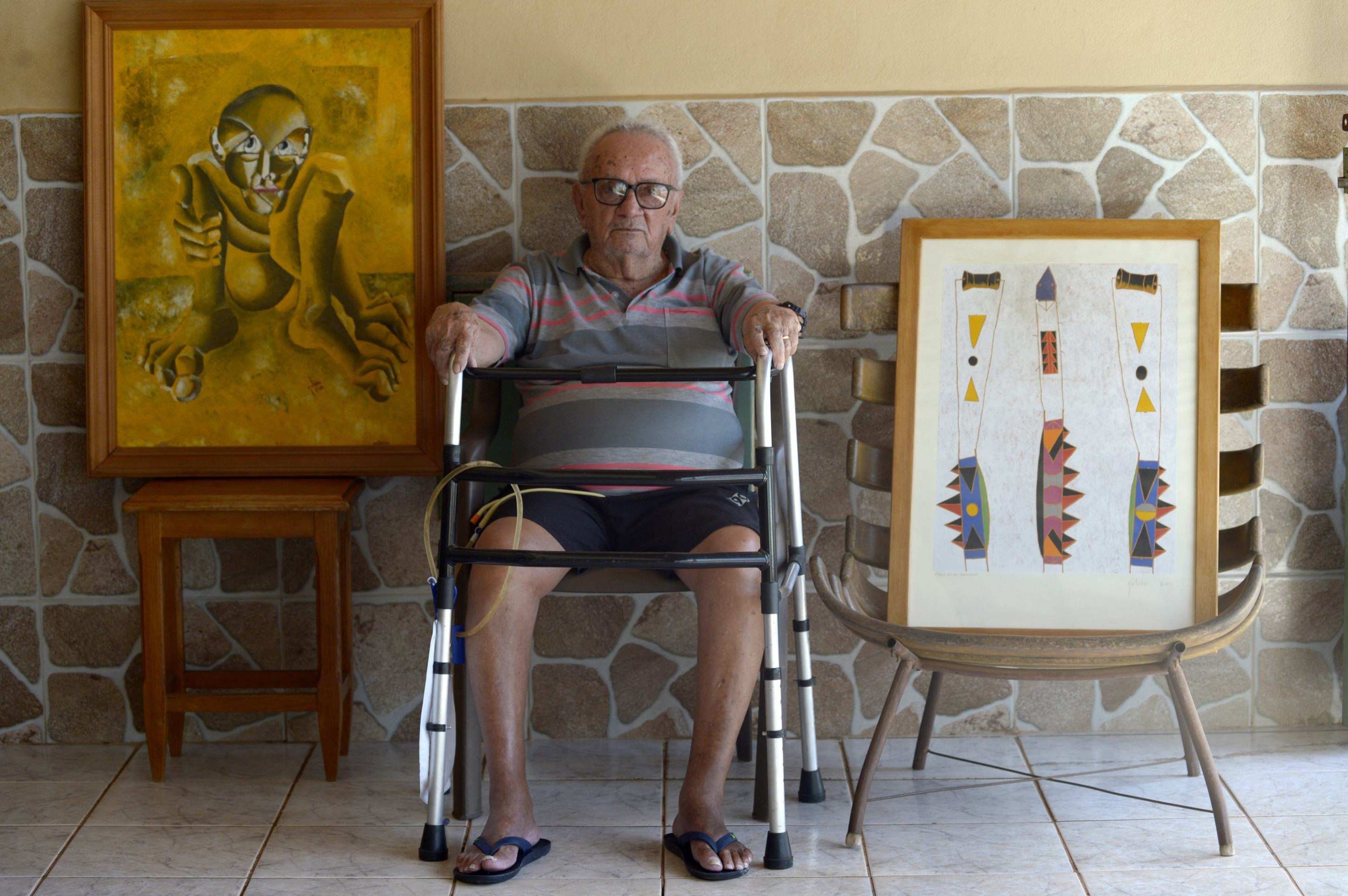 Artur Carvalho, pai de Francisco Galeno. Amor pela memória e pela arte do filho