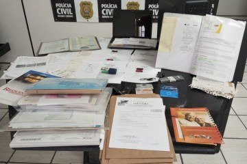 As investigações começaram no início do ano, quando a vítima procurou a polícia após notar movimentações bancárias suspeitas -  (crédito: Reprodução/PCMG)