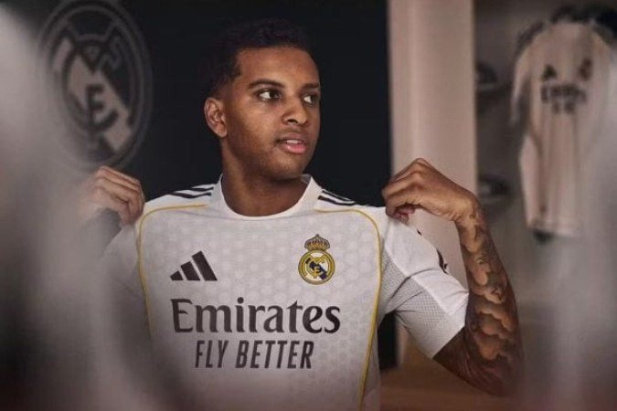 Real Madrid apresenta novo uniforme em vídeo, com a presença das principais estrelas do elenco - (crédito: Foto: Divulgação/Real Madrid) Real Madrid apresenta novo uniforme em vídeo, com a presença das principais estrelas do elenco - (crédito: Foto: Divulgação/Real Madrid)