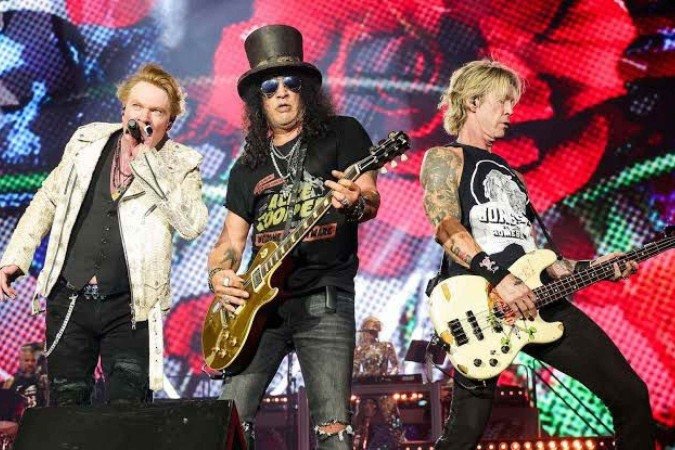Outubro Tem Rock: Guns N' Roses Agenda Shows no Brasil - (crédito: Divulgação) Outubro Tem Rock: Guns N' Roses Agenda Shows no Brasil - (crédito: Divulgação)