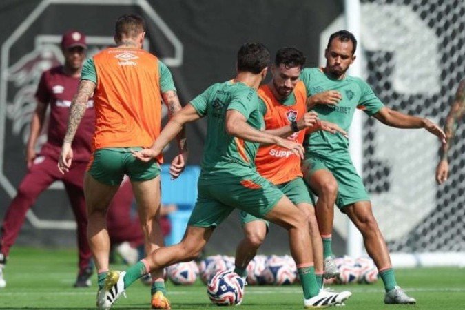 Primeiro treino do Fluminense nos Estados Unidos  -  (crédito: Foto: Divulgação/ Fluminense)