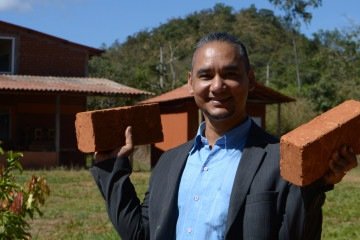 Jefferson Sooma, da Amainar Soluções: empresa oferece soluções para bioconstruções mistas -  (crédito: Ed Alves/CB/D.A Press)