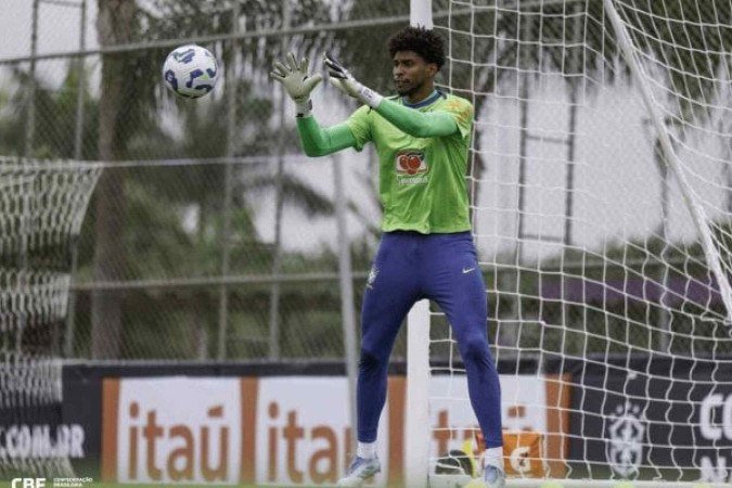 Hugo Souza se vê em casa nesta Data-Fifa -  (crédito: Foto: Rafael Ribeiro)