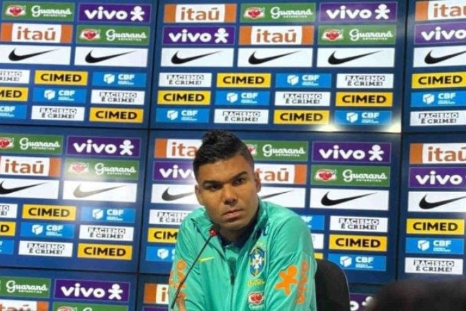 Casemiro diz que voltou a Seleção por merecimento - (crédito: Foto: Felipe Camin/Jogada 10) Casemiro diz que voltou a Seleção por merecimento - (crédito: Foto: Felipe Camin/Jogada 10)