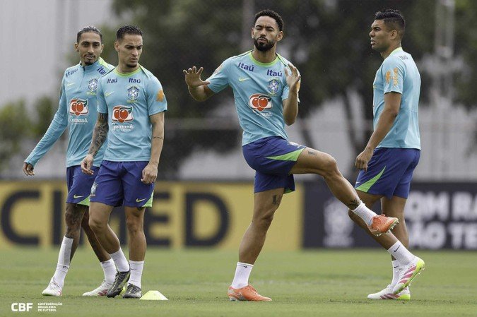 Matheus Cunha (C) tem o trunfo de poder atuar como atacante móvel - (crédito: Rafael Ribeiro/CBF) Matheus Cunha (C) tem o trunfo de poder atuar como atacante móvel - (crédito: Rafael Ribeiro/CBF)