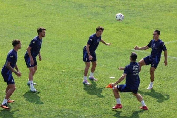 Itália encerra preparação para enfrentar a Moldávia pelas Eliminatórias - (crédito: Foto: Reprodução/X) Itália encerra preparação para enfrentar a Moldávia pelas Eliminatórias - (crédito: Foto: Reprodução/X)