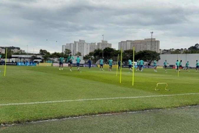 Brasil faz último treino no CT Joaquim Grava - (crédito: Foto: Felipe Camin/Jogada 10) Brasil faz último treino no CT Joaquim Grava - (crédito: Foto: Felipe Camin/Jogada 10)
