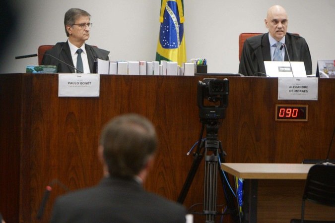Após as alegações das partes envolvidas, o ministro Alexandre de Moraes deve solicitar que a ação penal seja incluída na pauta de julgamentos da Primeira Turma do STF -  (crédito:  Ed Alves CB/DA Press)