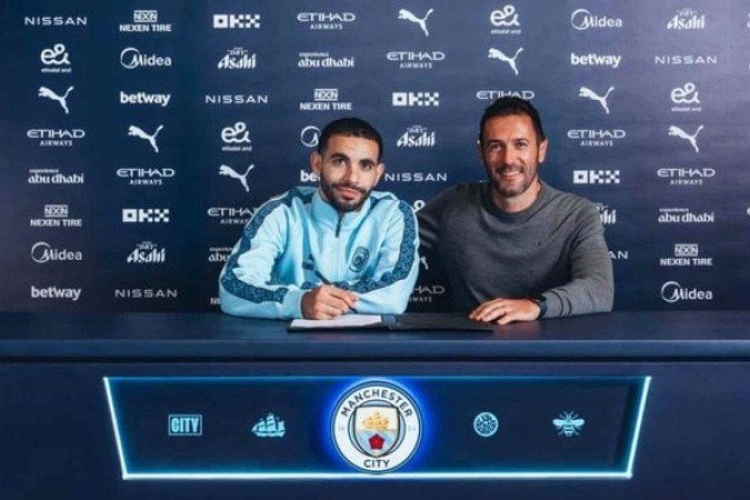 Rayan Ait-Nouri é o primeiro reforço do Manchester City após a turbulenta temporada 2024/2025 - (crédito: Foto: Divulgação) Rayan Ait-Nouri é o primeiro reforço do Manchester City após a turbulenta temporada 2024/2025 - (crédito: Foto: Divulgação)
