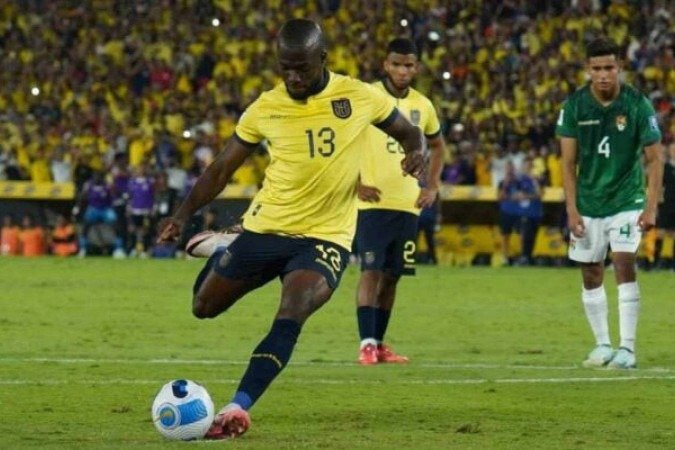 Valencia tem a possibilidade em voltar aos gramado pelo Equador e Inter se anima com cenário - (crédito: Foto: Divulgação/@LaTri Selección Ecuatoriana de Fútbol) Valencia tem a possibilidade em voltar aos gramado pelo Equador e Inter se anima com cenário - (crédito: Foto: Divulgação/@LaTri Selección Ecuatoriana de Fútbol)