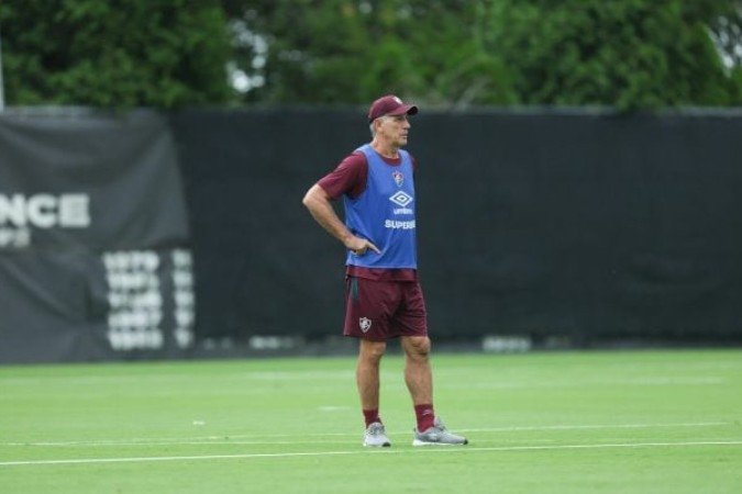 Renato Gaúcho comanda as atividades do Fluminense já em solo norte-americano - (crédito: Foto: Marcelo Gonçalves/Fluminense) Renato Gaúcho comanda as atividades do Fluminense já em solo norte-americano - (crédito: Foto: Marcelo Gonçalves/Fluminense)
