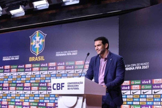 Samir Xaud, presidente da CBF - (crédito: Foto: Lívia Villas Boas / CBF) Samir Xaud, presidente da CBF - (crédito: Foto: Lívia Villas Boas / CBF)