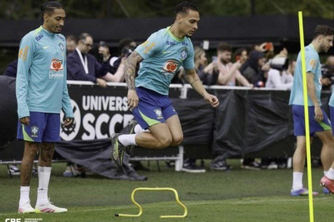 Antony está de volta à Seleção Brasileira mais experiente e preparado - (crédito: Foto: Rafael Ribeiro/ CBF) Antony está de volta à Seleção Brasileira mais experiente e preparado - (crédito: Foto: Rafael Ribeiro/ CBF)