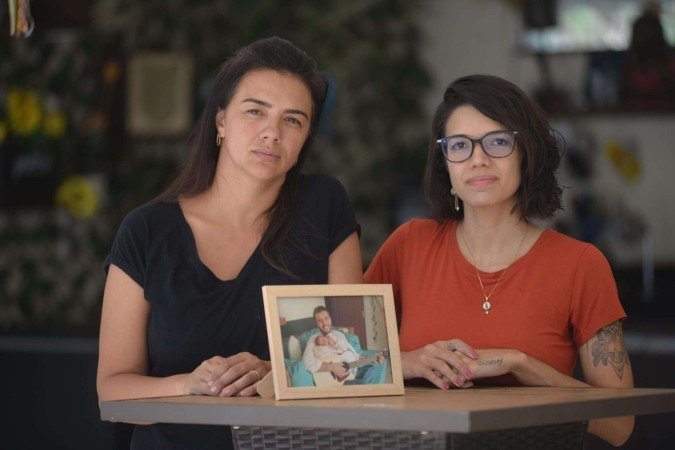 Luana Ávila, irmã de Thiago e Lara Souza, mulher do ativista - (crédito: Ed Alves/CB/DA Press) Luana Ávila, irmã de Thiago e Lara Souza, mulher do ativista - (crédito: Ed Alves/CB/DA Press)