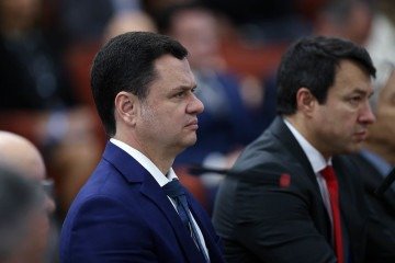 Anderson Torres era o secretário de Segurança do DF, em 2023, e estava à frente da pasta na ocasião dos atos golpistas que depredaram os prédios dos Três Poderes.  -  (crédito:  Gustavo Moreno/ STF)