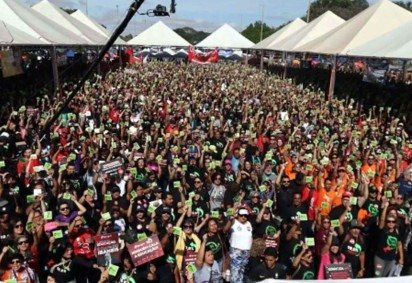 A greve dos docentes começou em 2 de junho -  (crédito: Luzo Comunicação/Sinpro-DF)