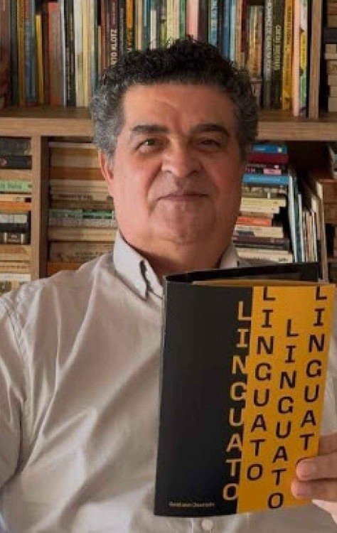 Poeta Gustavo Dourado lança o 17º livro, "Linguato", que reúne poemas desde o final da década de 1970. -  (crédito: Divulgação)