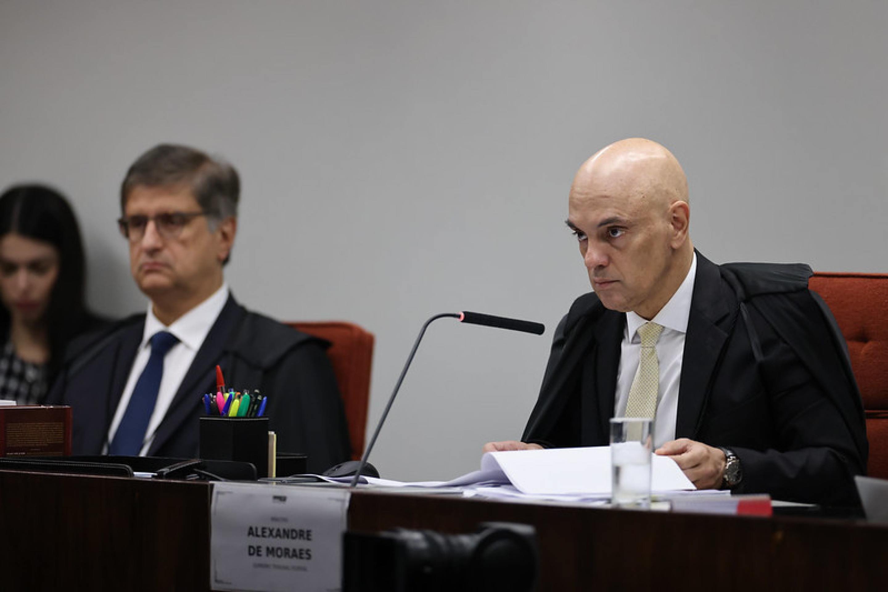 Os interrogatórios ocorrem na Primeira Turma do STF e são conduzidos pelo relator da ação, ministro Alexandre de Moraes