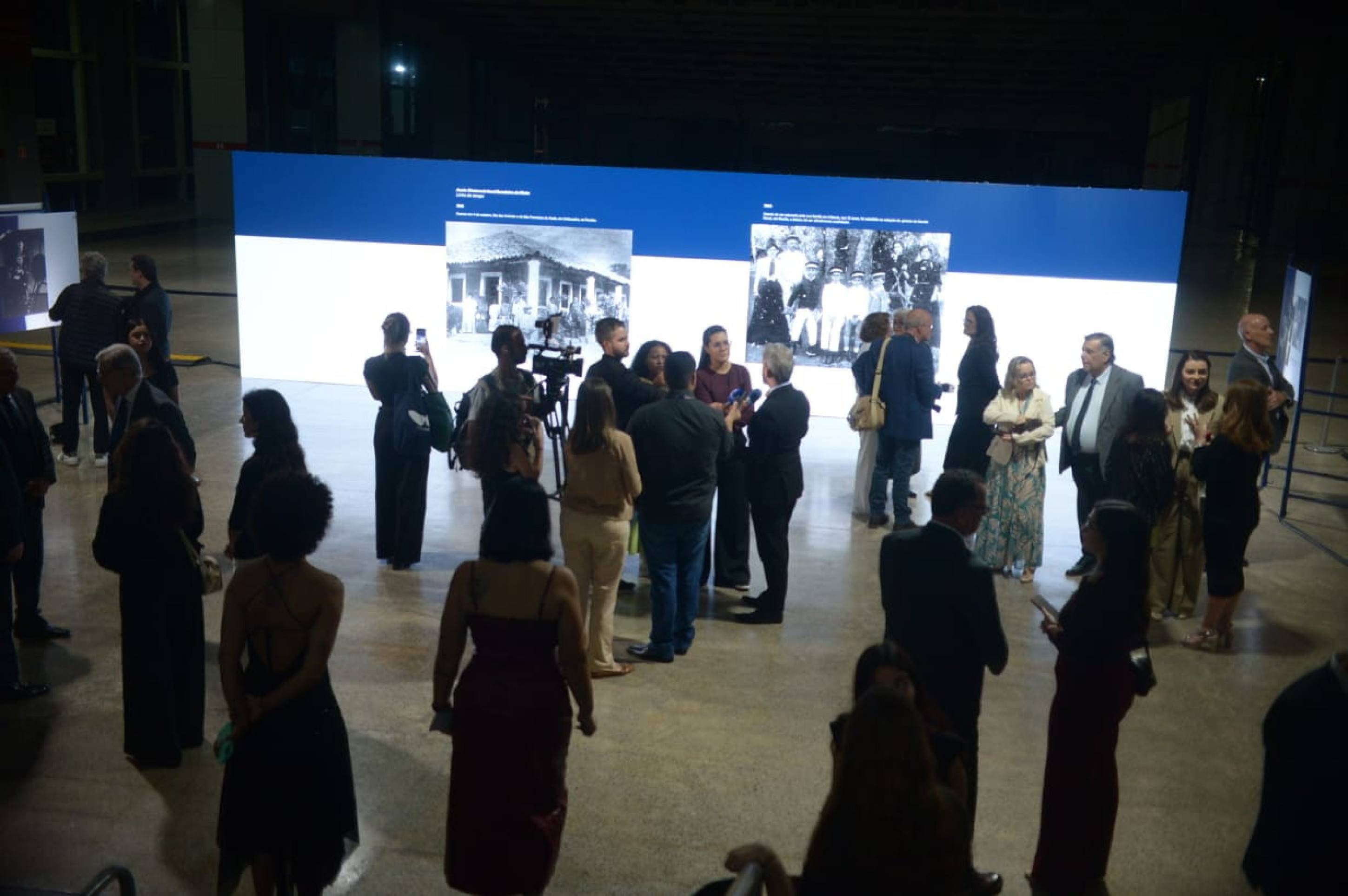  Mostra com a história de Chatô está exposta no Centro de Convenções Ulysses Guimarães