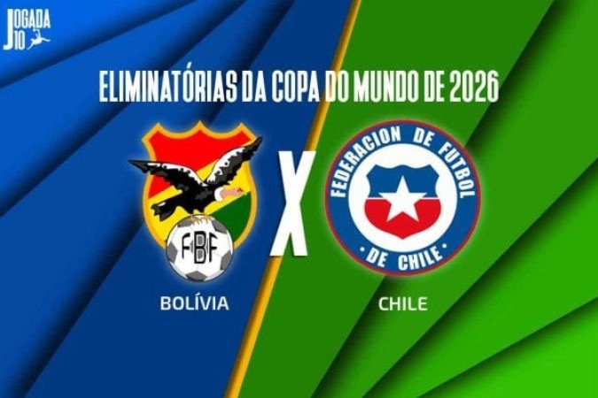 Bolívia enfrenta Chile. Pode entrar de vez na briga por vaga à repescagem da Copa e ainda eliminar o rival - (crédito: Foto: Arte Jogada10) Bolívia enfrenta Chile. Pode entrar de vez na briga por vaga à repescagem da Copa e ainda eliminar o rival - (crédito: Foto: Arte Jogada10)