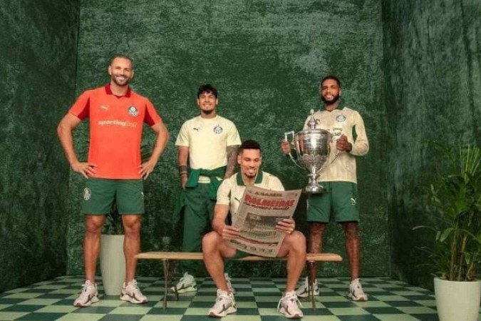 Verdão lança novos uniformes - (crédito: Foto: divulgação ) Verdão lança novos uniformes - (crédito: Foto: divulgação )