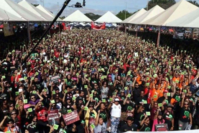 A greve dos docentes começou em 2 de junho - (crédito: Luzo Comunicação/Sinpro-DF) A greve dos docentes começou em 2 de junho - (crédito: Luzo Comunicação/Sinpro-DF)