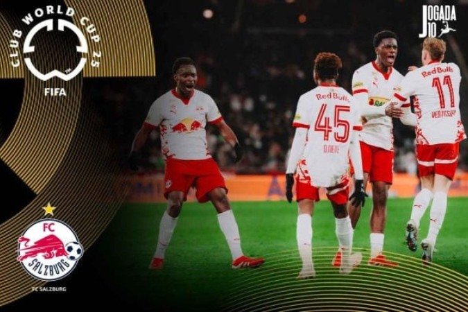 Time europeu é o menos forte do continente mas pode contrariar as expectativas - (crédito: Foto: Arte sobre foto de Divulgação/FC Red Bull Salzburg) Time europeu é o menos forte do continente mas pode contrariar as expectativas - (crédito: Foto: Arte sobre foto de Divulgação/FC Red Bull Salzburg)