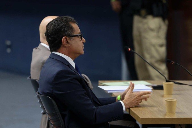 Após Garnier ser interrogado por Moraes, o ministro Luiz Fux e o procurador-geral da República, Paulo Gonet, também poderão indagar o réu, que é o primeiro a ser ouvido nesta terça-feira (10/6) - (crédito: Gustavo Moreno/STF) Após Garnier ser interrogado por Moraes, o ministro Luiz Fux e o procurador-geral da República, Paulo Gonet, também poderão indagar o réu, que é o primeiro a ser ouvido nesta terça-feira (10/6) - (crédito: Gustavo Moreno/STF)