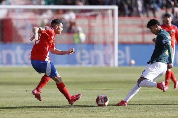 Bolívia vence o Chile por 2 a 0 e segue acreditando em volta à Copa do Mundo - (crédito: Foto: Divulgação / Conmebol) Bolívia vence o Chile por 2 a 0 e segue acreditando em volta à Copa do Mundo - (crédito: Foto: Divulgação / Conmebol)