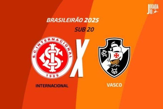 Inter e Vasco é mais um duelo que promete ser eletrizante pela 13ª rodada do Brasileirão sub-20 - (crédito: Foto: Arte/Jogada10) Inter e Vasco é mais um duelo que promete ser eletrizante pela 13ª rodada do Brasileirão sub-20 - (crédito: Foto: Arte/Jogada10)