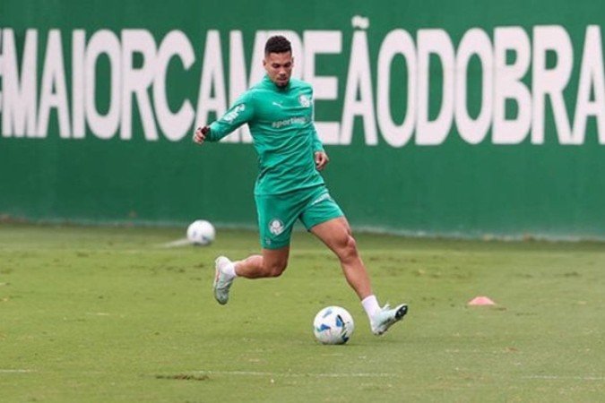 Paulinho treina em campo nos Estados Unidos - (crédito: Foto: Cesar Greco/Palmeiras/) Paulinho treina em campo nos Estados Unidos - (crédito: Foto: Cesar Greco/Palmeiras/)