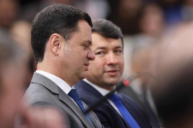 Interrogatório: Anderson Torres ao lado de seu advogado, Eumar Novacki - (crédito: Ton Molina/STF) Interrogatório: Anderson Torres ao lado de seu advogado, Eumar Novacki - (crédito: Ton Molina/STF)