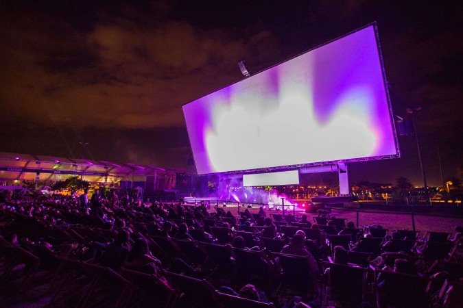 A expectativa de público do cinema Open Air é de 1.500 pessoas por sessão. - (crédito: Gilberto Evangelista) A expectativa de público do cinema Open Air é de 1.500 pessoas por sessão. - (crédito: Gilberto Evangelista)
