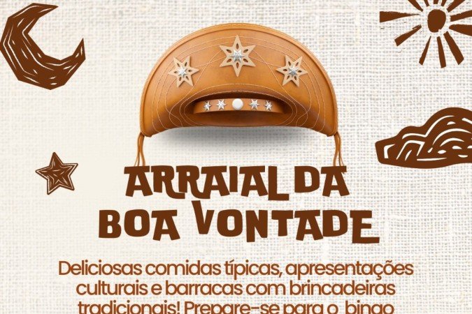O arraial terá entrada gratuita. - (crédito: Material cedido ao Correio) O arraial terá entrada gratuita. - (crédito: Material cedido ao Correio)